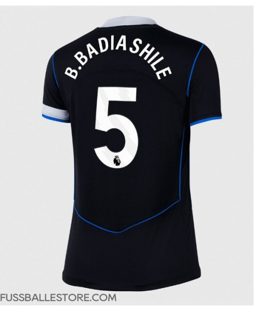 Günstige Chelsea Benoit Badiashile #5 3rd trikot Damen 2025-26 Kurzarm Günstige Chelsea Benoit Badiashile #5 3rd trikot Damen 2025-26 Kurzarm